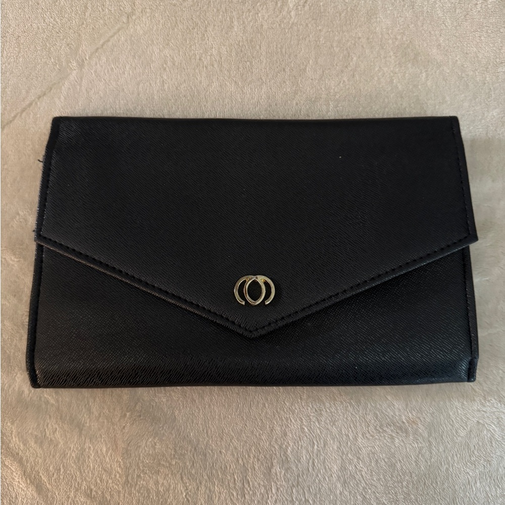 Large Black Clutch Bag